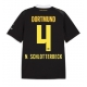 Borussia Dortmund Nico Schlotterbeck #4 Replike Gostujuci Dres 2026-27 Kratak Rukav